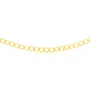 9ct Yellow Gold 150 Gauge Open Curb 50cm Chain