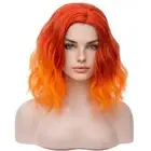 14" Women Girls Short Curly Bob Wavy Wig Body Wave Halloween Cosplay Daily Pa...
