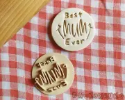 Best Mum Ever Stamp Embosser Cookie Cutter Pastry Fondant Dough Biscuit