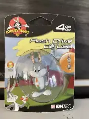 NEW SEALED Bugs Bunny Looney Tunes 4GB Go USB Flash Drive Emtec