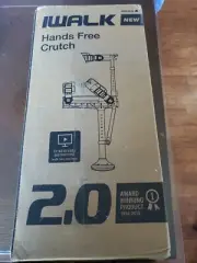 New Open Box iWALK 2.0 Hands Free Walking Knee Crutch 250 Lb Limit Vibram Bottom