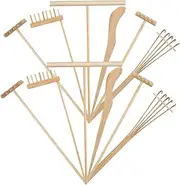 GALPADA 12Pcs Mini Garden Rake Decorative Mini Rakes for Sand Table and Desktop Meditation for Gardening and Home Decor Mini Tools for Creative Displays