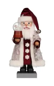 Christian Ulbricht Nutcracker - Santa Snow Globe - 47 cm / 18.5 inch