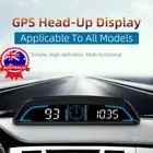 Digital GPS HUD Auto Speedometer Head Up Display Car Smart Alarm