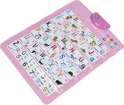 OHPHCALL 1pc Boys and Girls Early Education Alphabet English Audio Chart School Use Toddler Knowledge Chart Random Style