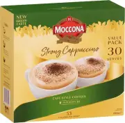 Moccona Coffee Strong Cappucccino - 30 Individuals Sachets (1 x 30pack)