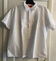 RED CAP WHITE SNAP FRONT SHIRT BRAND New SIZE 2XL and 3XL