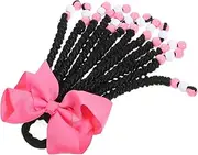 ADOCARN Boys and Girls Hair Accessories Girls Synthetic Ponytail Extension Braided Wig Hair Piece for Daily Use Party Dressing