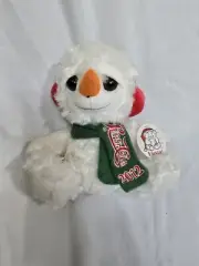 NWT Pepsi Cola 2012 Vintage Christmas Holiday Plush Stuffed Snowman