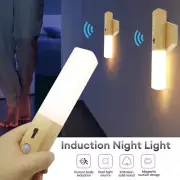 Motion Sensor LED Night Light Body Induction Lamp Wall Mount USB Rechargeable
