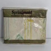 NEW Springmaid Wondercale Double Fitted Sheet 65% Kodel Polyester VTG Made USA