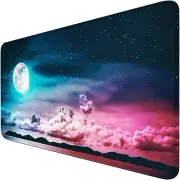Large Mouse Pad, Gaming Mousepad, 31.5x15.7x0.12 in Extended Mouse Mat Non-Sl...