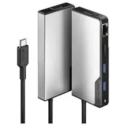 Alogic USB-C Fusion MAX 6-in-1 Hub Space Grey
