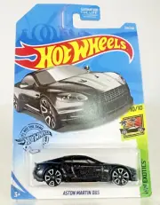 2017 Hot Wheels HW Exotics Aston Martin DBS 10/10 Black 224/250 FYC35-D9CON