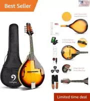 Mandolin - Craftsmanship, Easy Playability - 26 inch, with Tuner, Strings, Bag