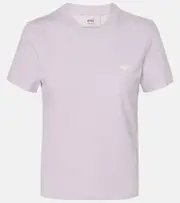 [Ami Paris] Ami Paris Ami De Caur cotton T-shirt AU 14 purple