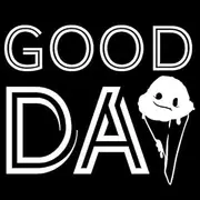 Good Day Ice Cream Cone CCI Decal Vinyl Sticker|Cars Trucks Vans Walls Laptop|White|5.5 x 4.6 in|CCI2313