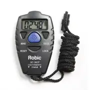 Robic SC-502 Handheld Countdown Timer with Completion Alarm, Black