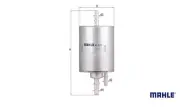 Mahle KL 570 Fuel Filter for Audi A4 B6 A4 B7 A6 C5 C6 Avant (for: Audi)