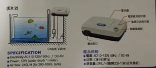 【西高地水族坊】台灣ISTA伊士達 全天候自動充電空氣幫浦，不斷電空氣馬達12W(適用200~1000L)