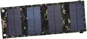 1 Set Outdoor Solar Panel Charger Portable USB Solar Charging Device for Camping and Hiking Lightweight and Durable