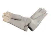 Jaclyn Smith OSFM Blue Faux Suede Fleece Lined Winter Gloves Soft & Warm