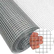 Stainless Steel Welded Wire Mesh, 1/2 inch Square Hardware Cloth, Never Rust Heat Resistant, Easy Cutting Rabbit Wire Fence, Chicken Wire Mesh for Garden, Home Maintenance Project ( Size : 1.2mX15m(47