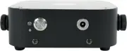 (2) Mini RF1 V2 Black RGBWA+UV DJ/Party LED Wash Lights+4-Ch RF Remote