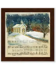 Courtside Market Silent Night Framed Art