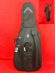 Gagliano Cello Bag Model V 1/2 Size Genuine YKK ZipLock , Premium Handle & Extra