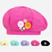 Lady Girl Beanie Beret Hat Cap Pink Purple Cute Casual Artist Painter New