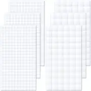 6 Sheets Foam Adhesive Squares, 990Pcs Total Double Sided Self Adhesive Dots