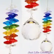 Chakra crystal ball suncatcher #3 gift prism rainbow hanging suncatchers
