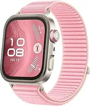 [Yienning] Smart Watch Nylon Bands Compatible with Huawei Watch Fit 4/4 Pro Smartwatch Replacement Sport Watch Strap Men Women Wristband for Huawei Watch Fit 3 Band