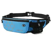 Sports and Leisure Chest Bag with Reflective Canvas Pack Fashion Pocket Key Hanging Parcel Single Messenger for Men Blue