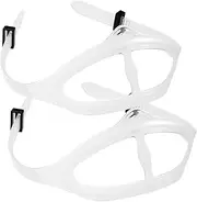 GOOHOCHY 2pcs Diving Mask Straps Silicone Head Band for Swimming Snorkeling Scuba Diving Accessories