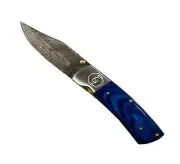 Beautiful Folding 7" Handmade, Hand Forged, Daggers, Damascus Pocket Knife