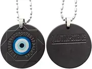 Emf Protection Eye of Horus Evil Eyes Blocker Amulet Necklace,Meditation Blocker Shield Energy Necklace(43mm)