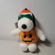 NWT Peanuts Whitman's Snoopy Halloween Stuffed Plush Animal Toy Pumpkin Costume