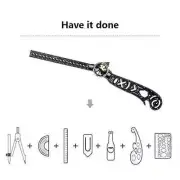 Engineering Drawing Compass Multi-functional Drawing Ruler Creative Personality
