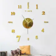 Wall Sticker Set Clock Sticker DIY EVA Foam Home Mirror Modern Plastics