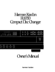 Harman Kardon FL-8350 CD Changer Owners Manual