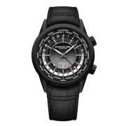 Raymond Weil Men's Freelancer GMT Worldtimer Black 40mm Watch 2765-BKC-20001