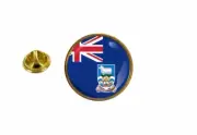 pins pin's flag national badge roundel circle falklands islands