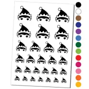 Peeking Elf Christmas Temporary Tattoo Set