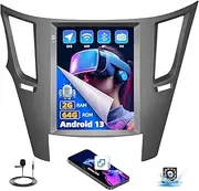 【2G+64G】 Android 13 Car Radio Stereo for Subaru Outback Legacy 2010 2011 2012 2013 2014 in Dash GPS Navigation 9.7" Vertical Touch Screen Bluetooth Radio, FM/WiFi/Mirror Link/SWC+Backup Camera&Mic
