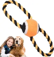 Tennis Ball Rope Dog Toy, Rope Dog Chew Toys - Tug of War Rope Interactive Tennis Ball, Pet Supplies Resistant