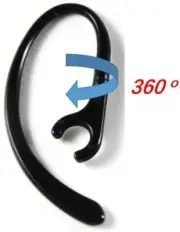 Brand New Zotech Revolution EarHooks for Bluetooth Headsets (Black)