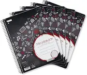 Landre Get Hot 100050152 Notebook A4 with 160 Tear-Out Pages 70 g/m² (Pack of 5) Square-Ruled