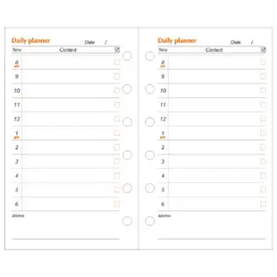 DATA MATE 萬用手冊內頁-A7日計劃表【金石堂】